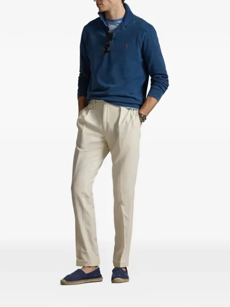 Șapcă Polo Ralph Lauren cu model herringbone din țesătură twill cu imagine albastru
