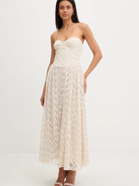 Bardot rochie princess bej