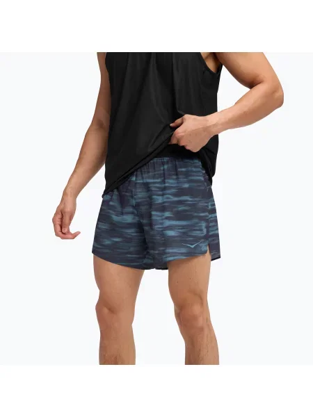 Шорти для бігу HOKA Glide 5" blue blurr сині