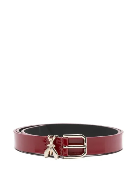 Curea Patrizia Pepe din piele de lac roșu