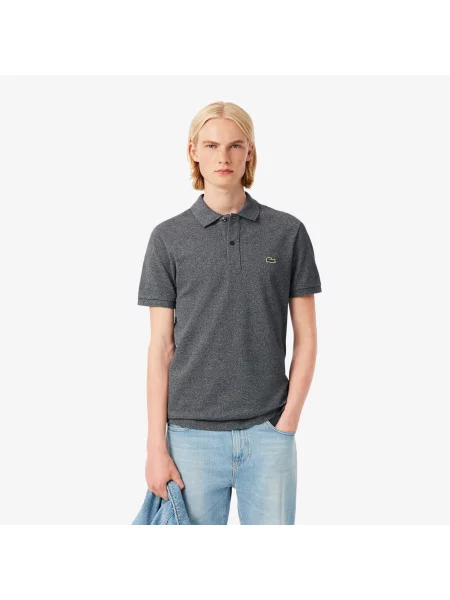 Lacoste поло чоловіче Slim Fit сіре