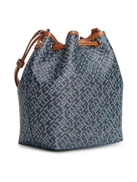 Pruhovaný klobúk Tommy Hilfiger modrá