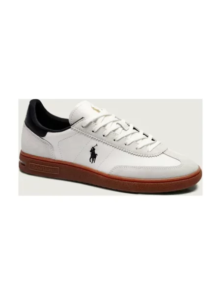 POLO RALPH LAUREN De piele sneakers alb