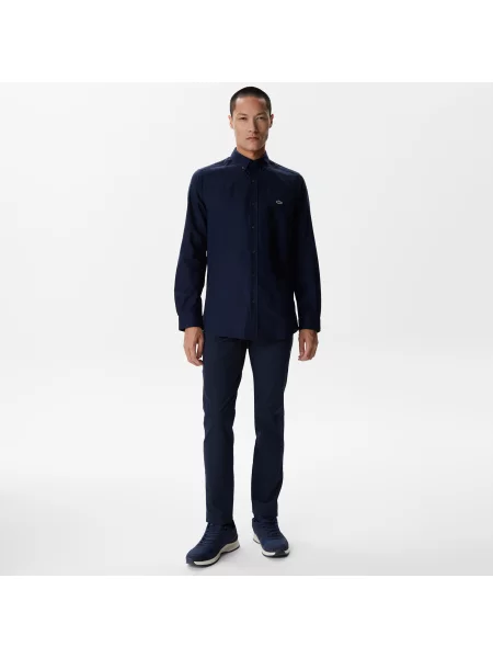 Lacoste Spodnie Lacoste granatowe