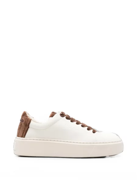 Sneakerși Alexander Smith din piele alb