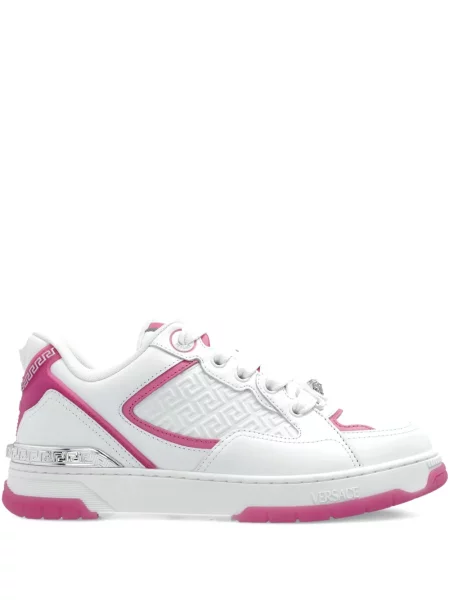 Sneakerși Versace din piele alb