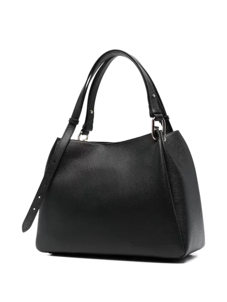 Geantă shopper Furla din piele negru