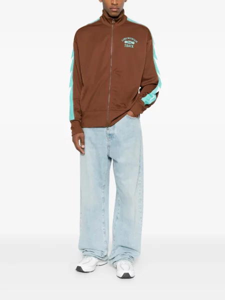 Pruhovaná mikina Champion hnědá