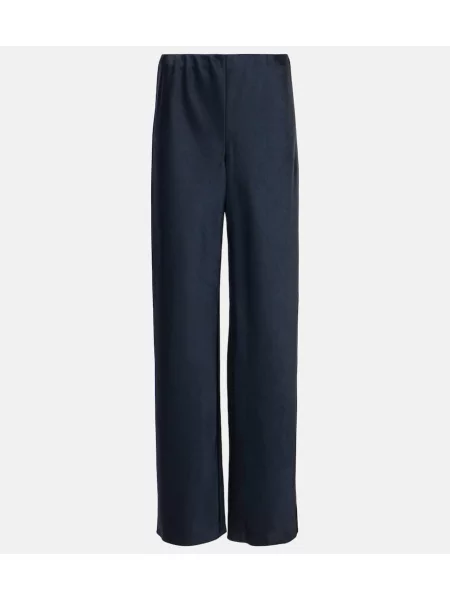 Pantaloni Vince din satin negru