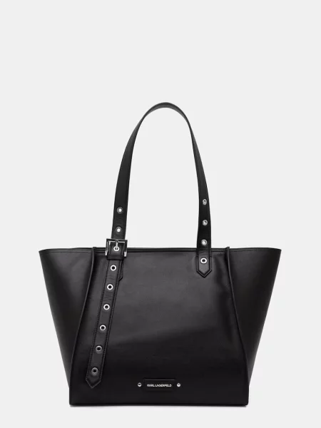 Geantă shopper Karl Lagerfeld din piele negru