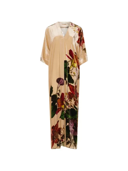 Rochie maxi Pierre-louis Mascia cu model floral cu imagine