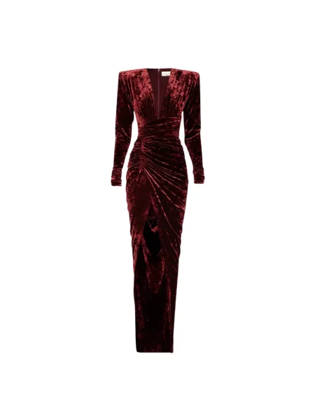 Sukienka Alexandre Vauthier drapowana brązowa