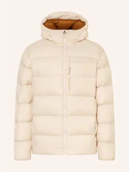 Peak Performance Peříčková Bunda Frost krémová béžová