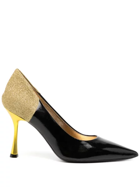 Pantofi cu toc Madison.maison din piele negru