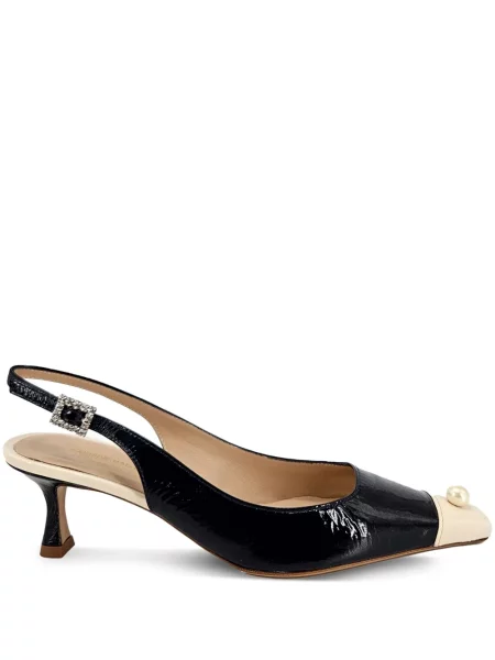 Pantofi cu toc Madison.maison cu perle slingback albastru