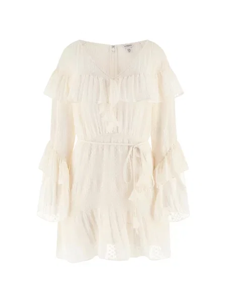 GUESS Rochie de cocktail Laurence alb bej