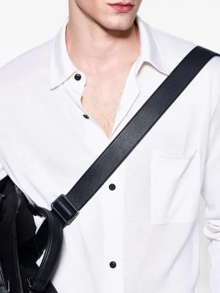 Cămașă Giorgio Armani tricotate alb