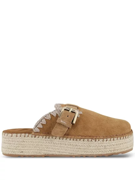 Semišové bačkory Mou