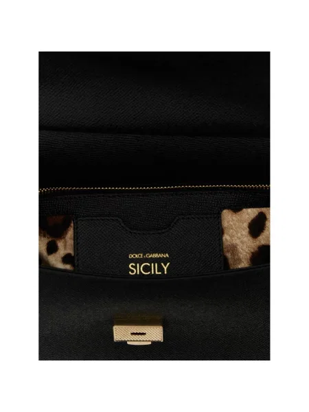 Torebka Dolce And Gabbana skórzana czarna