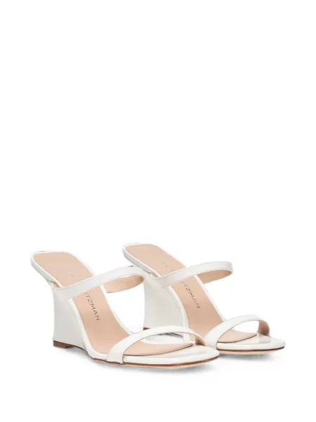Sandale Stuart Weitzman cu pană alb