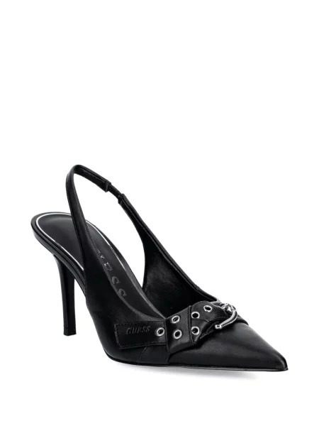 Pantofi cu toc Guess cu cataramă negru