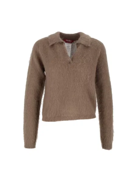 Sweter Max Mara Studio beżowy