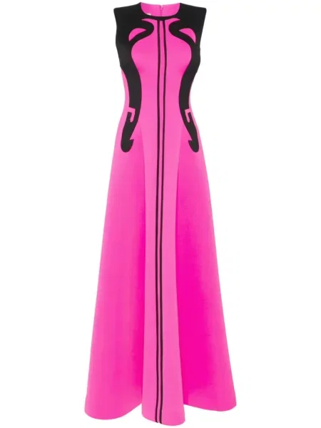 Sukienka Saiid Kobeisy neoprenowa różowa
