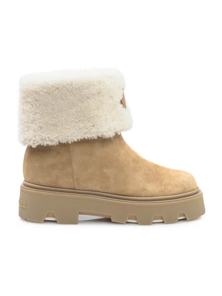 Botki Moncler brązowe