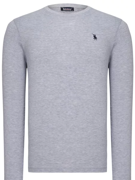 Тениска с дълъг ръкав Dewberry сиво