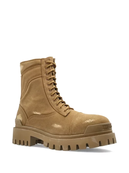 Botine Balenciaga cu șireturi din dantelă