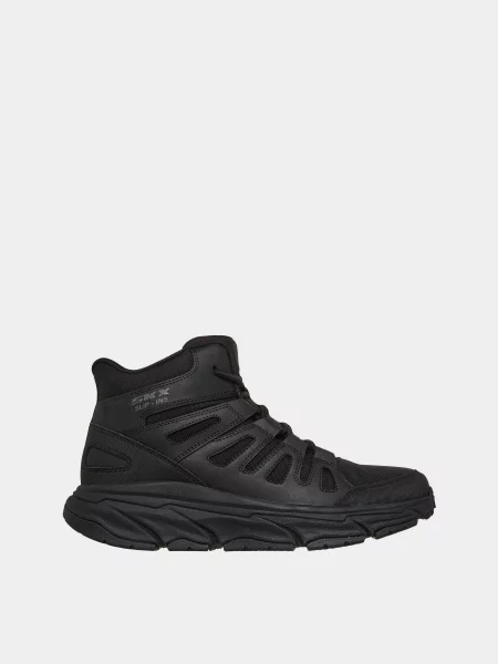 Черевики Skechers D'LUX JOURNEY SR шкіра з покр./поліурет/поліест чорний