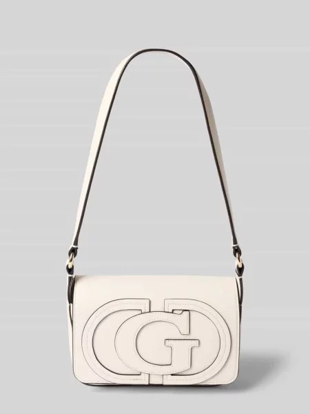 Torba na ramię z detal z logo model Ruby' Guess biała