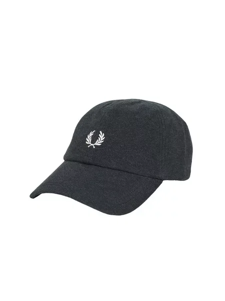 Klasična kapa s šiltom Fred Perry siva