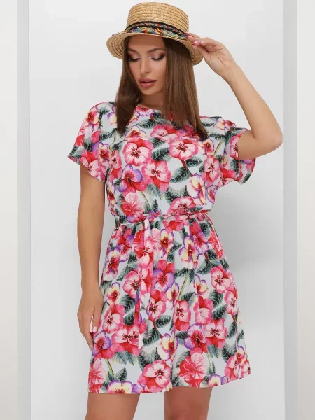 Сукня міні MarSe софтшел червоний