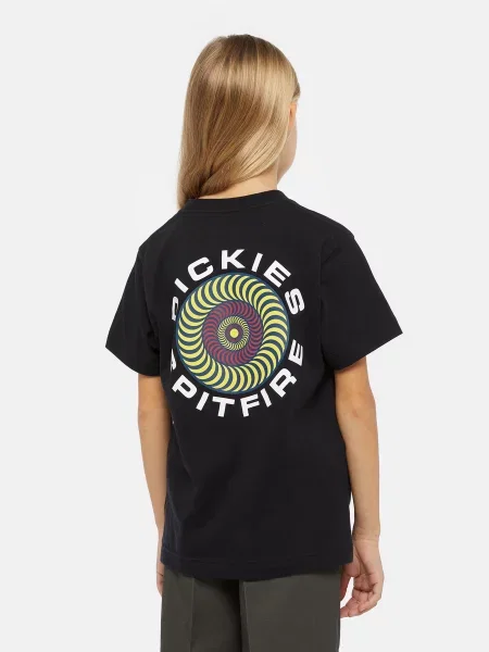 Дитяча Футболка Dickies x Spitfire чорний