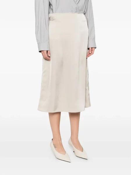 Fustă midi Calvin Klein până la genunchi