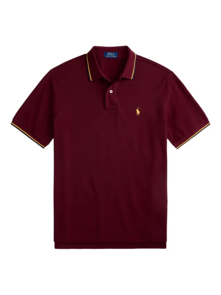 Șapcă Polo Ralph Lauren de mătase cu broderie cu dungi negru