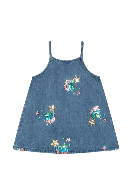 Gyerek denim ruha Konges Slojd kék