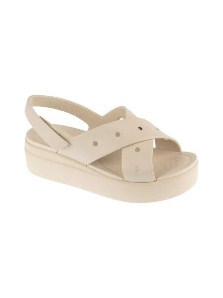 Crocs Sandale Brooklyn 4U Cross Strap Sandal bej