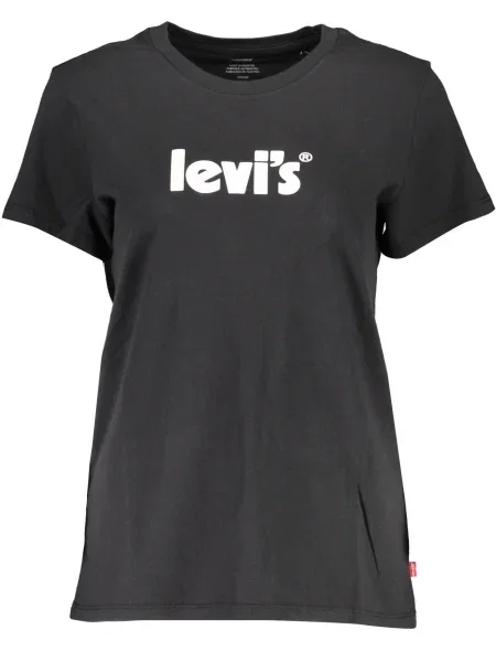 Krótka koszulka Levi's z krótkim rękawem czarna