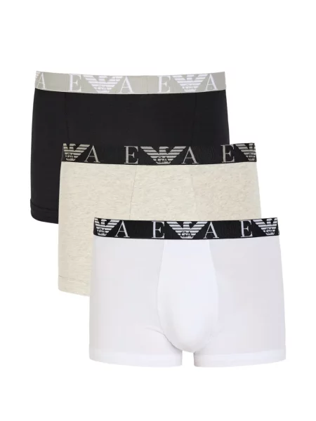 Boxeri Emporio Armani alb