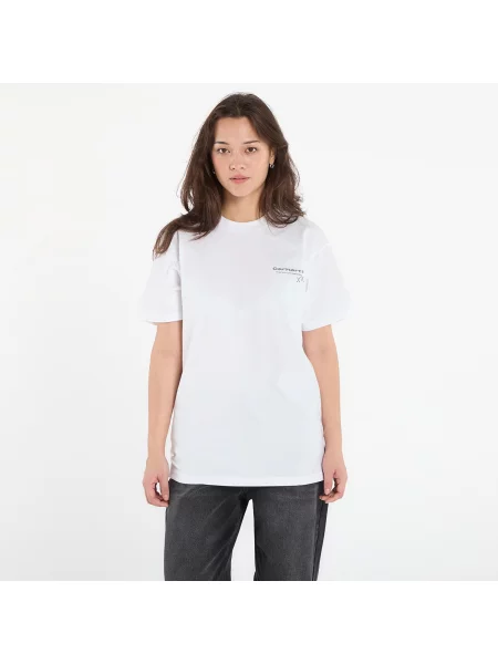 Tričko Carhartt WIP S/S Garble T-Shirt UNISEX White XS bílé