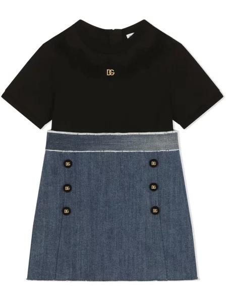 Sukienka dziecięca Dolce And Gabbana czarna