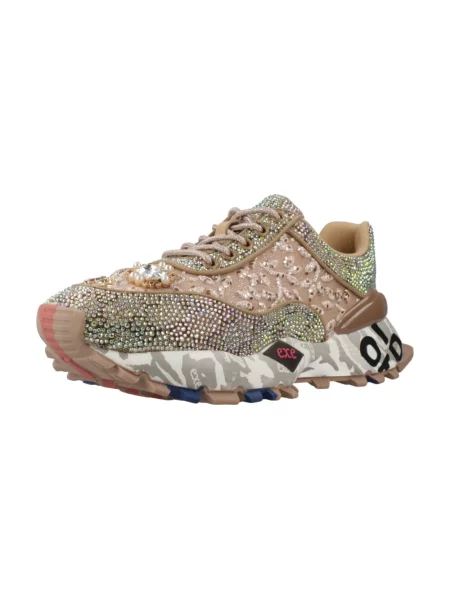 Sneakersy Exe' brązowe