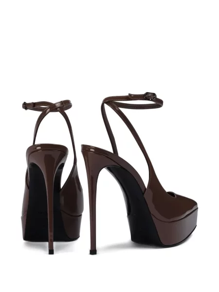Pantofi cu toc Le Silla slingback maro