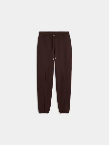 Спортивні штани PUMA Her Comfort Pants Fl Cl комбінований верх коричневий