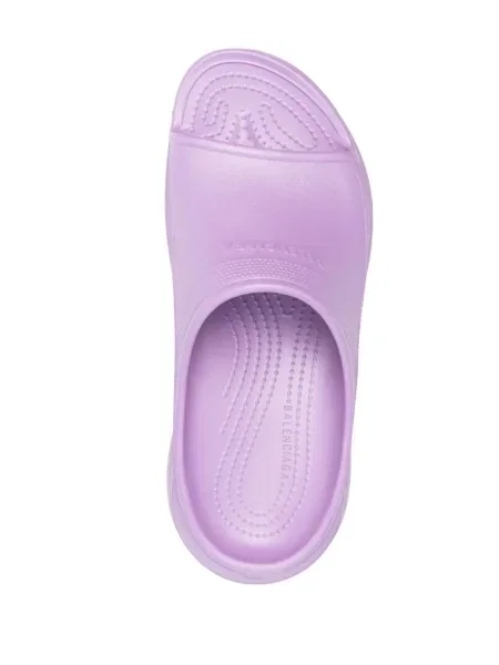 Sandale Balenciaga cu platformă violet