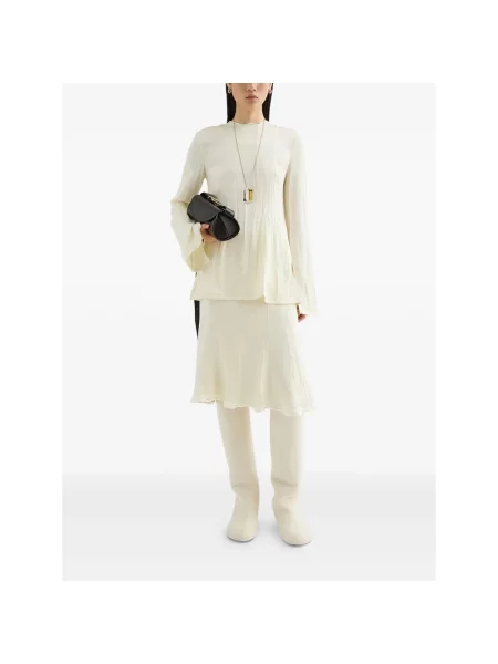 Top Jil Sander beżowy