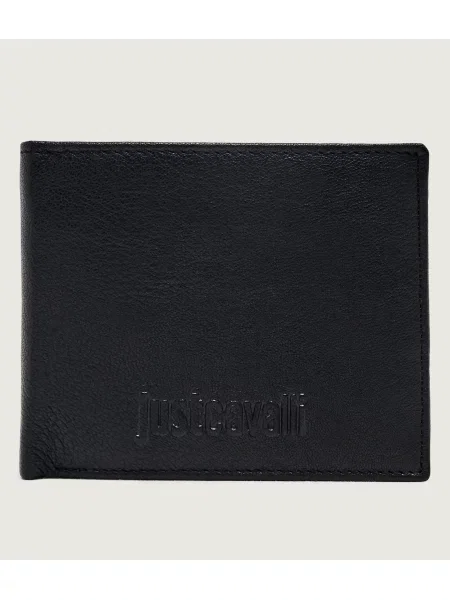 Just Cavalli De piele portofel negru
