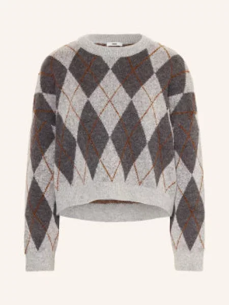 Mavi Sweter grau brązowy